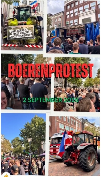 Boeren laten hun stem horen